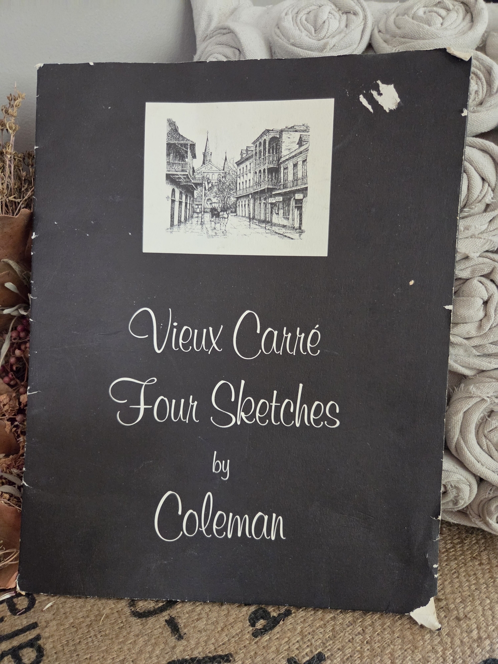 Coleman Vieux Carré Four Sketches Wall Art - Black
